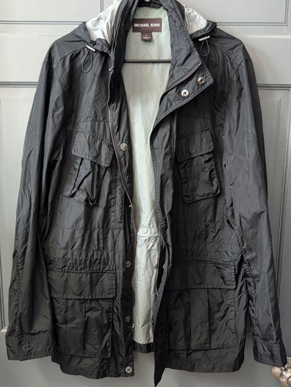 Michael Kors Men's Black Lightweight Field Jacket